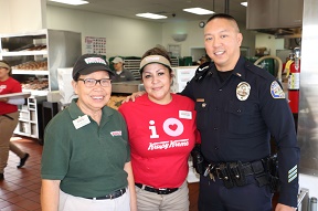 Gardena Police Departments Coffee with a Cop Meet and Greet Event - 2015