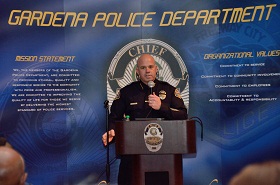 Gardena Police Department Chief Edward Medrano